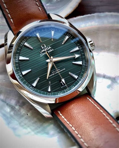 omega seamaster aqua terra leather band|seamaster aqua terra watches.